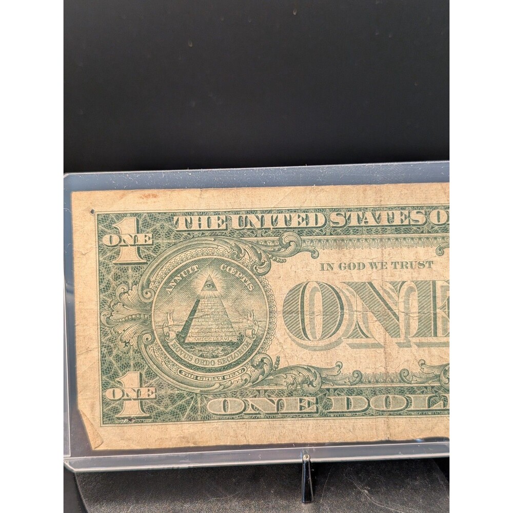 1957A $1 Silver Certificate • Blue Seal • Circulated Note in Holder - Picture 5 of 6
